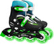 Inline-Skates Hardboot einstellbare Schwarzgröße 30-33