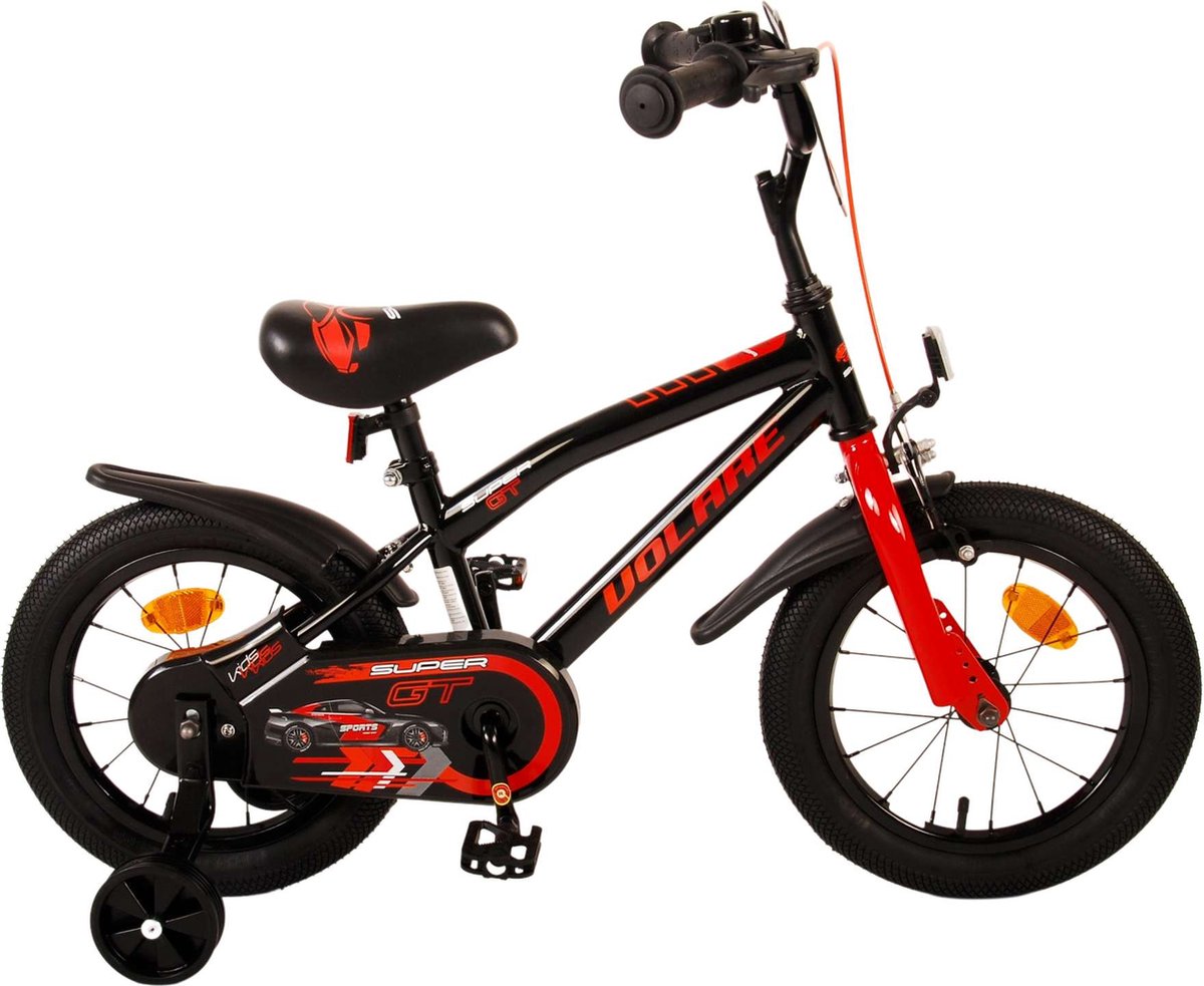 Volare Super GT Kinderbike - Jungen - 14 Zoll - rot