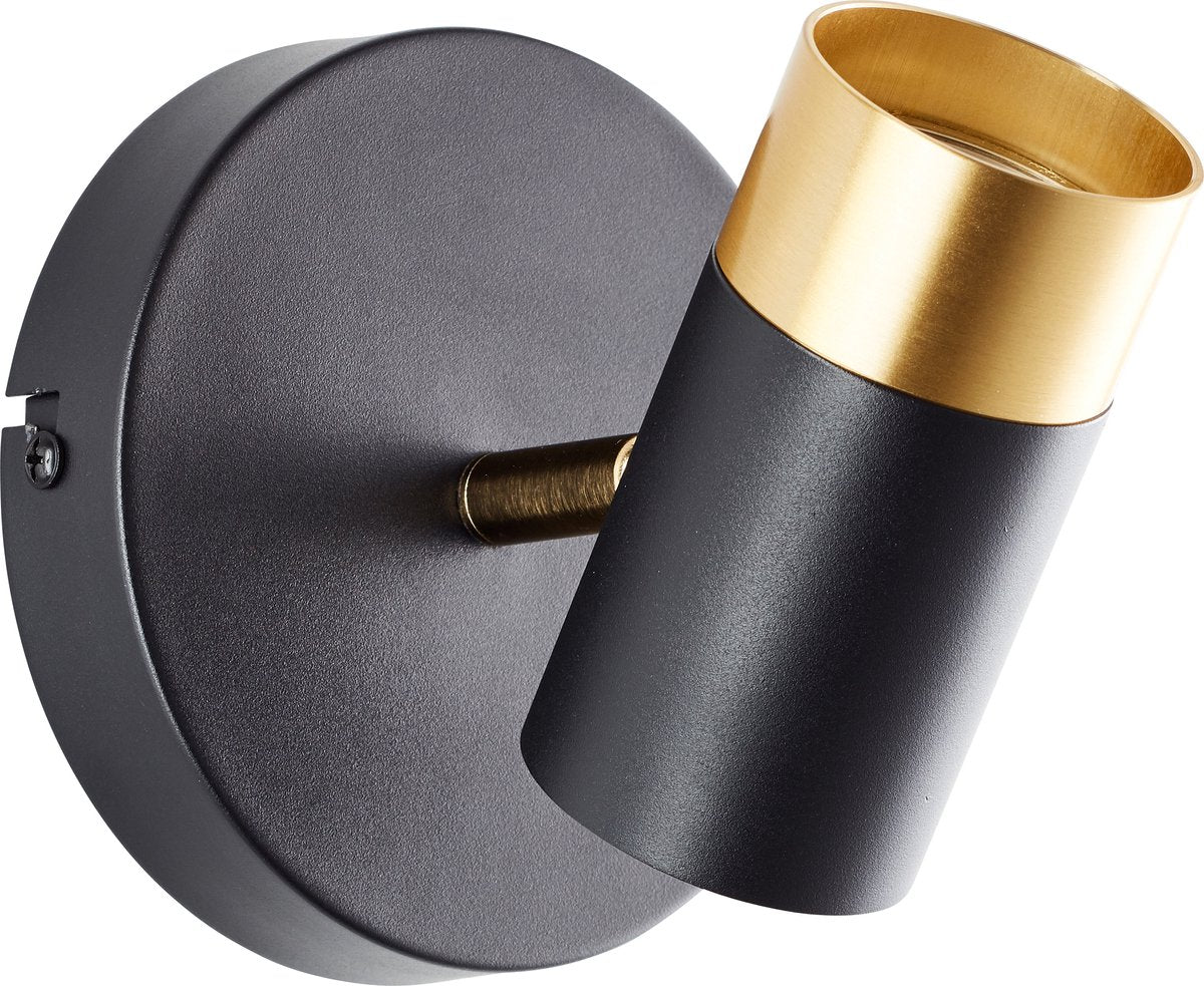 Brilliant AG Brilliant Vigolo – Deckenstrahler – Gu10 1 x 5 W – 3000 K – Schwarzgold