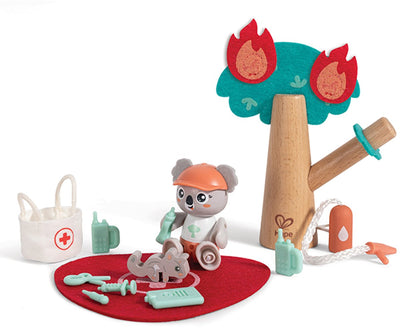 Green Planet Explorers Green Planet Puppenhaus Waldbrandrettung - - ab 3 Jahren