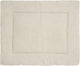 Jollein - Laufgittermatte 75x95cm - Babyspielmatte - Grundstrick - Nougat
