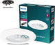 Philips LED Philips Amigo Ventilator – energieeffiziente LED-Beleuchtung – Deckenlampe – einstellbare Farbtemperatur – 48,5 cm Durchmesser – Fernbedienung – Weiß mit Glitzereffekt