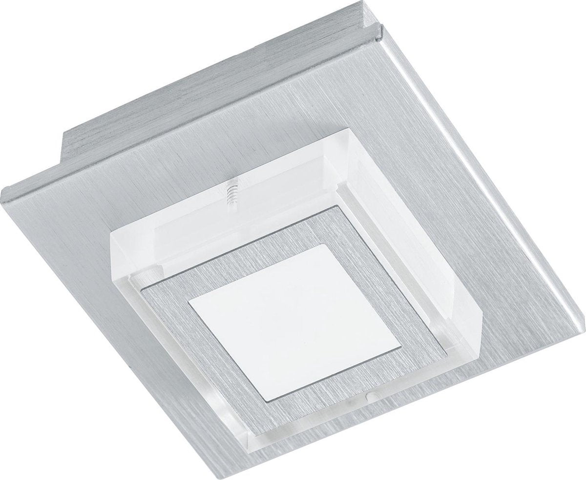 Eglo Masiano – Deckenleuchte – 1 Licht – LED – gebürstetes Aluminium – satiniert