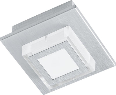 Eglo Masiano – Deckenleuchte – 1 Licht – LED – gebürstetes Aluminium – satiniert