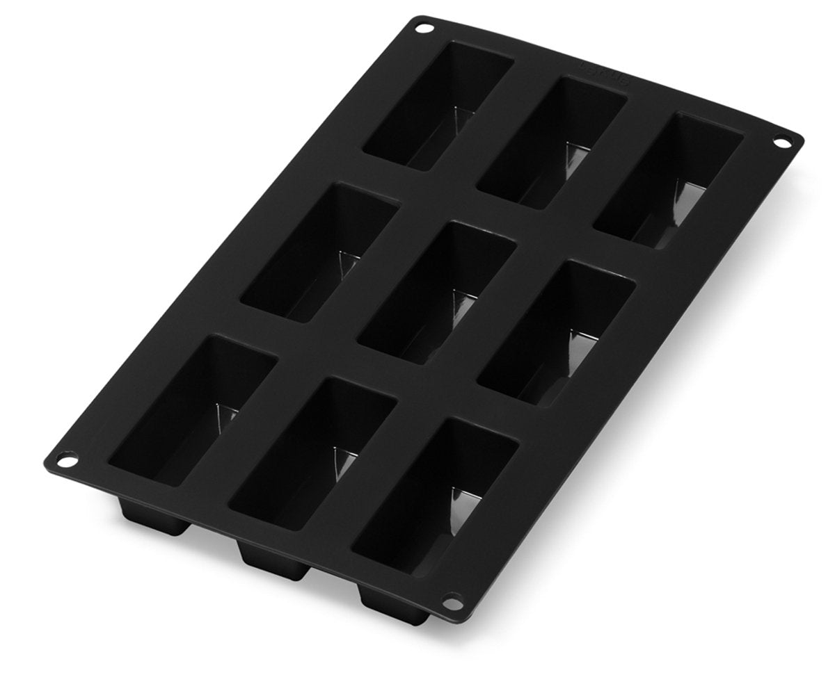 Lékué Backform 9 Minikuchen - Silikon - Schwarz