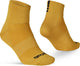 Gripgrab – leichte SL Short Performance Sommer-Radsocken 1 Paar Coolmax-Radsocken Low Cut – Senfgelb – Unisex – Größe L (44-47)