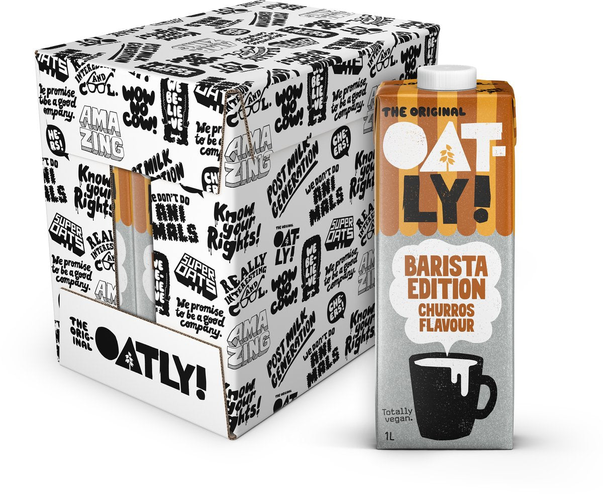 Oatly Oat Barista Edition Churros – 6 x 1l Vorteilspackung