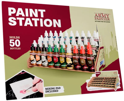 Die Armeemaler-Lackierstation – Hobby-Organizer für 50 Flaschen.