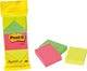 Haftnotizen, 38 x 51 mm, 100 Blatt, Blister mit 3 Blöcken in Neongelb, Pink und Grün – Haftnotizen