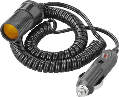 Proplus Verlängerungskabel für Zigarettenanzünder 3m 12V 24V max. 3amp. Spiralkabel
