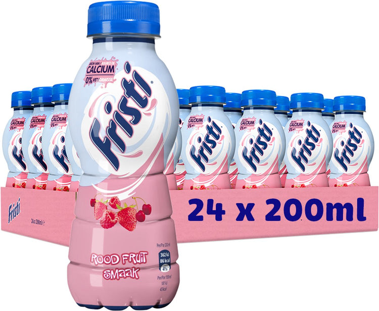 Fristi Aroma mit roten Früchten – PET-Flaschen – 24 x 200 ml – Vorteilspack