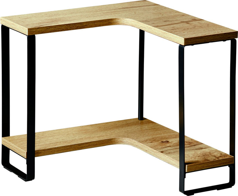 Kesper Ecketagere für Küchenarbeitsplatte – 2 Ebenen – Holz Metall – Organizer – 30 x 30 x 28 cm – Erhöhung