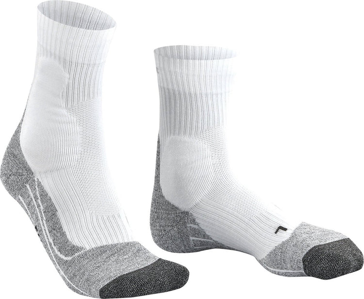 Falke Te2 Anti-Blister Baumwolle Funktionsmaterial Tennissocken Herren Weiß - Größe 39-41