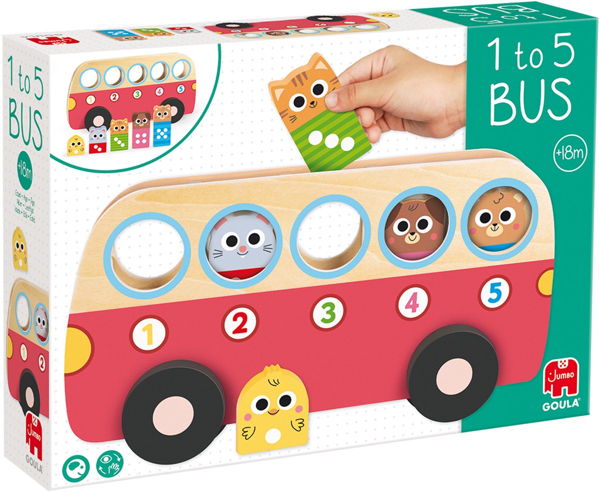 Jumbo - Goula - 1 bis 5 Bus - Lernspiel