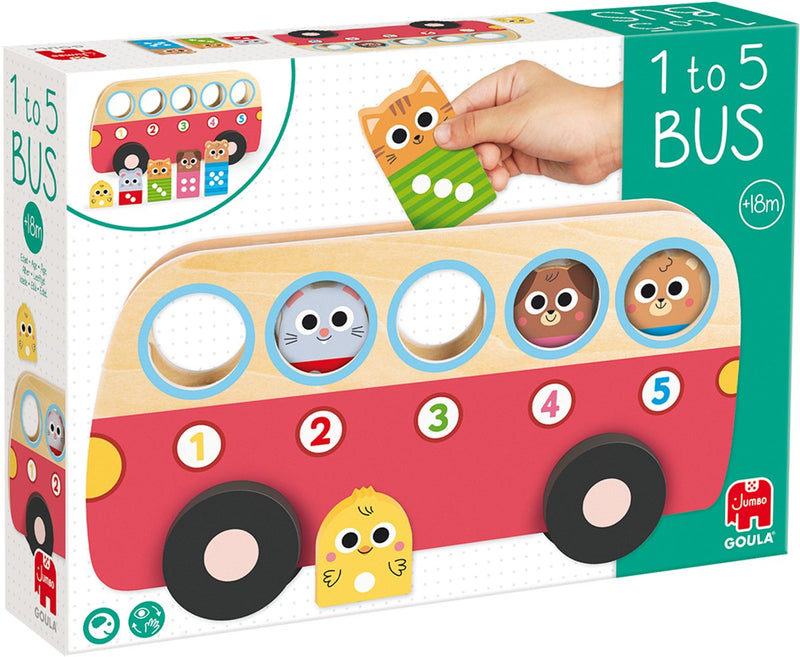 Jumbo - Goula - 1 bis 5 Bus - Lernspiel