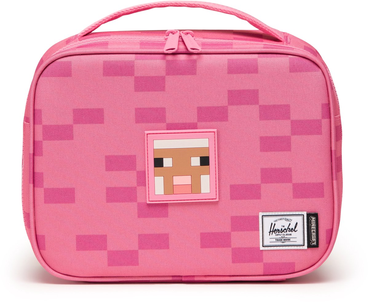 Herschel Minecraft Pop Quiz Lunchbox Little – rosa Schaf
