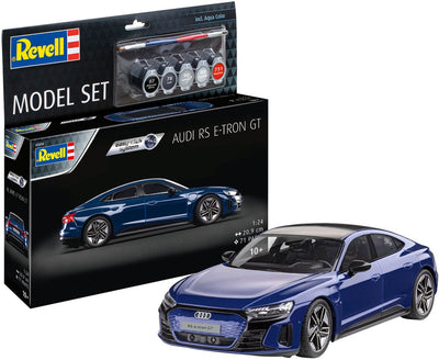 Revell Modellbausatz Auto – 67698 Audi e-tron GT – Easy Click – Modellbausatz Kunststoff – 1:24 – Modellbau
