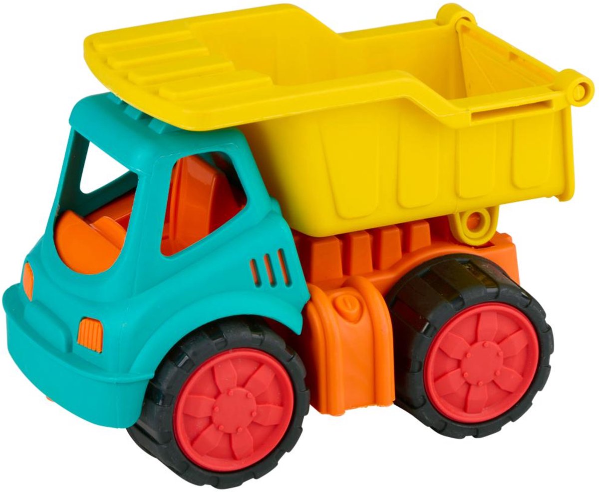 Eddy Toys Sandkipper Spielzeug-LKW – Sand-LKW-Spielzeug mit kippbarem Behälter – Kipper-Spielzeug für draußen – Spielzeug-Muldenkipper für Sandkasten und Strand – Kunststoff