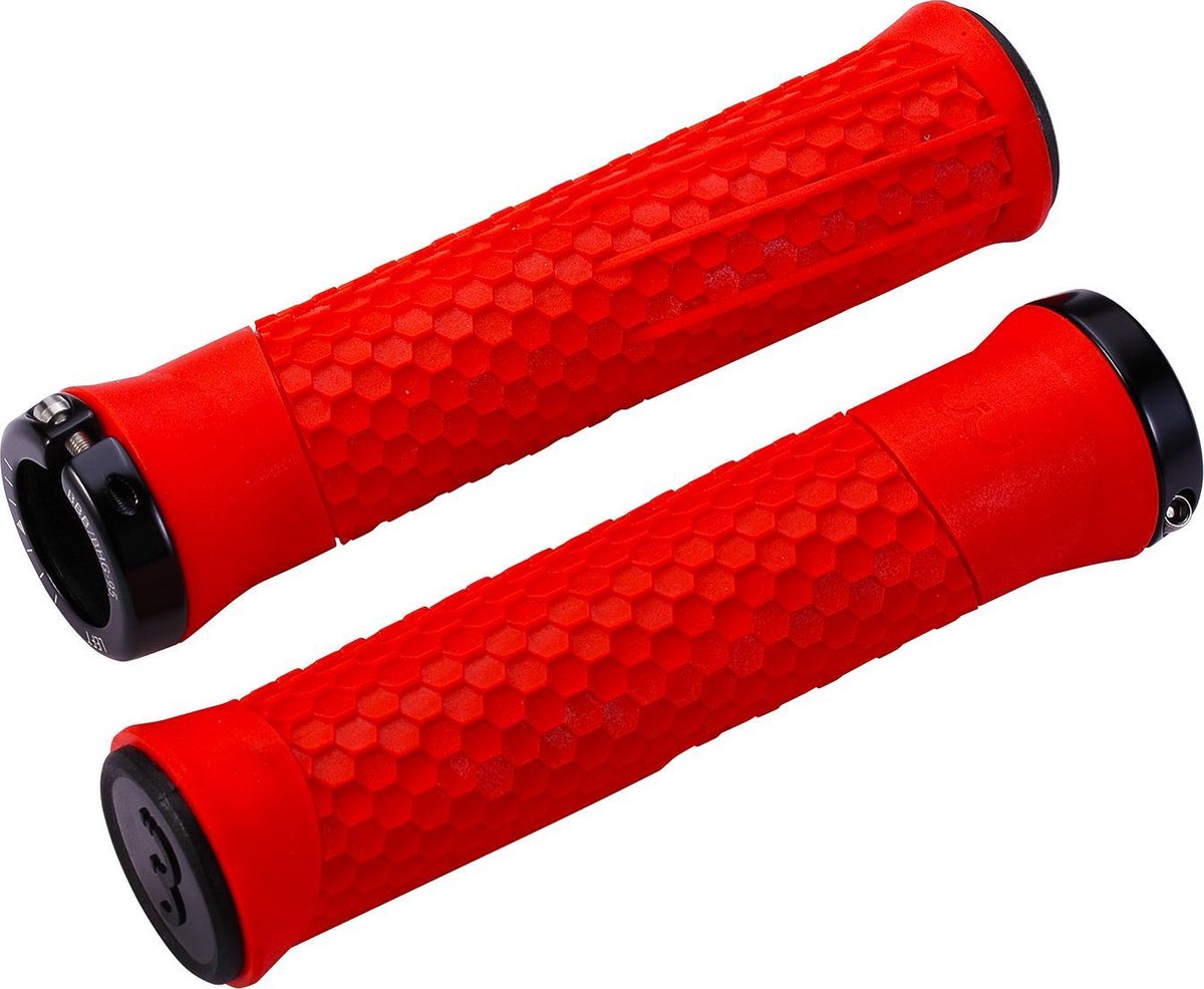 BBB Fahrradgriffe Fahrrad Python – Fahrradgriffe mit maximalem Halt – Rot – Länge 142 mm – BHG-95