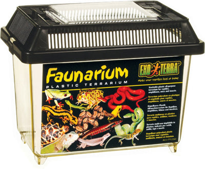 Exo Terra Terrarium Faunarium Mini schwarz 18x11x12,5 cm