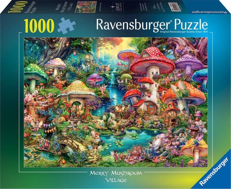 Ravensburger Jigsaw Puzzle Merry Pilz Dorf, 1000st.