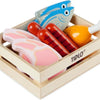 Tidlo -Holzspiele Fleisch und Fisch in Box, 8dlg.