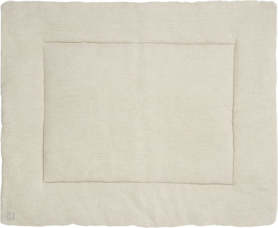 Jollein - Spielmatte (Nougat) - Grundstrick - Baumwolle - Babyspielmatte - 80x100cm