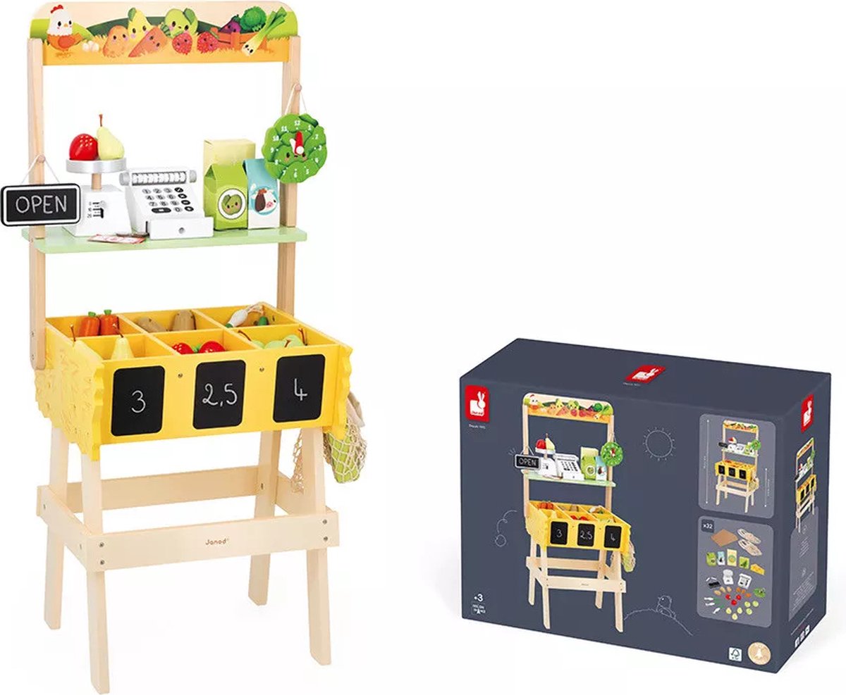 Janod – hölzerner Bauernmarktstand