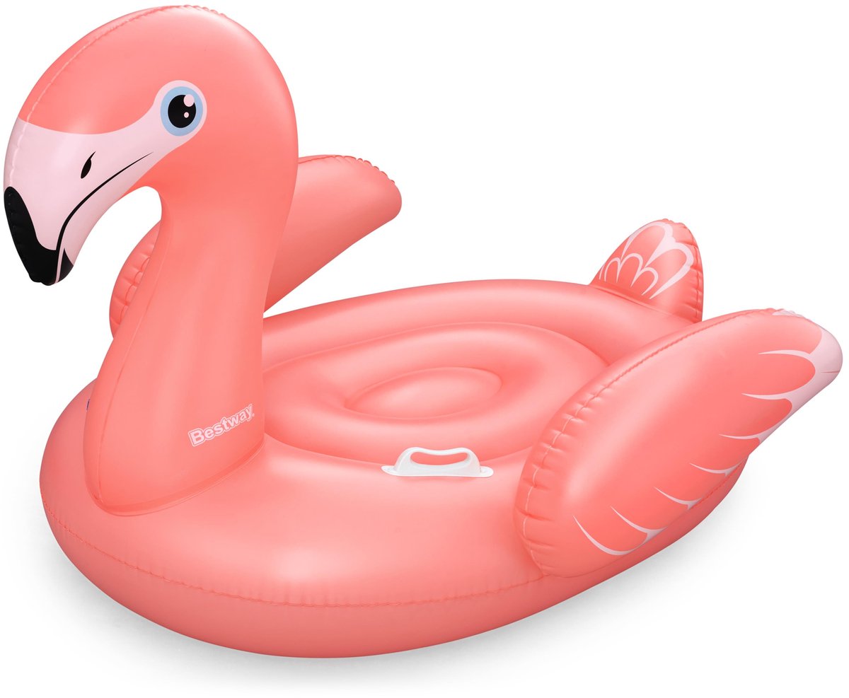 BESTWAY Rider aufblasbare Flamingo, 148 cm