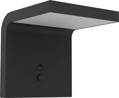 Eglo Spiante Solar-Wandleuchte für den Außenbereich – Solarenergie – LED – 14 cm – Schwarz und Weiß