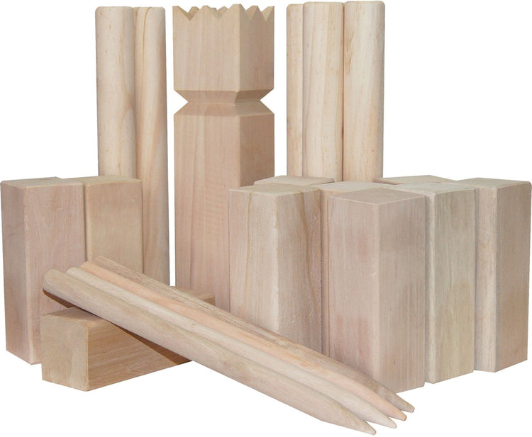 Outdoor-Spiel Kubb-Spiel XL mit Tragetasche FSC-Holz-Outdoor-Spielzeug.