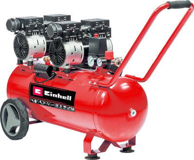 Einhell Elektrokompressor te-ac 50 Silent – 1500 W – 8 bar – 50 l Tank – Saugleistung: 270 l min – 54 db (leiser als normale Kompressoren) – ölfrei