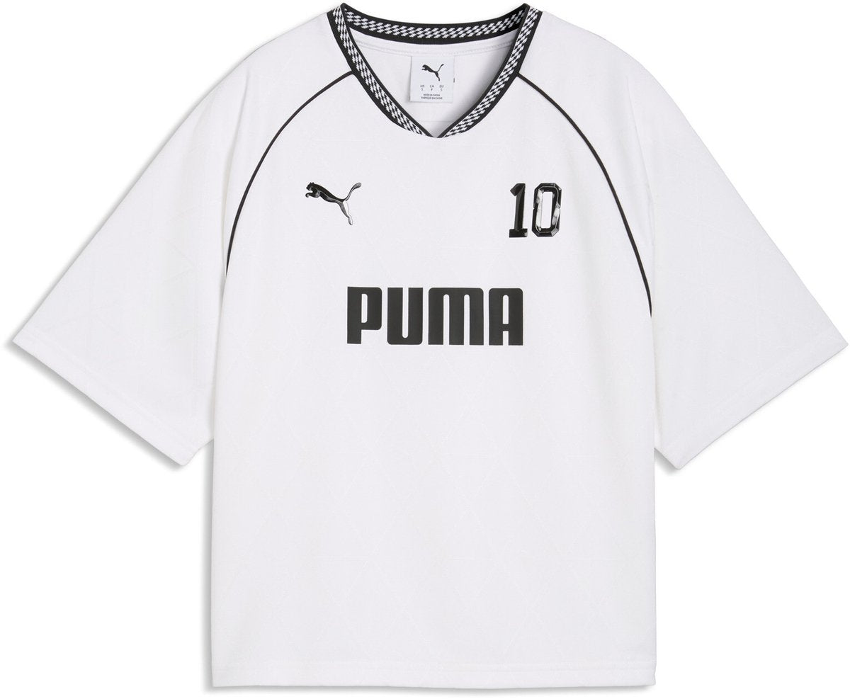 Puma Sport Relaxed Jersey Damen-T-Shirt – Weiß