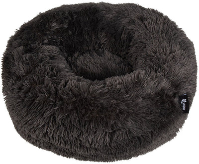 District 70 Fuzz Donut Hundebett – dunkelgrau – mittel ø 60 cm