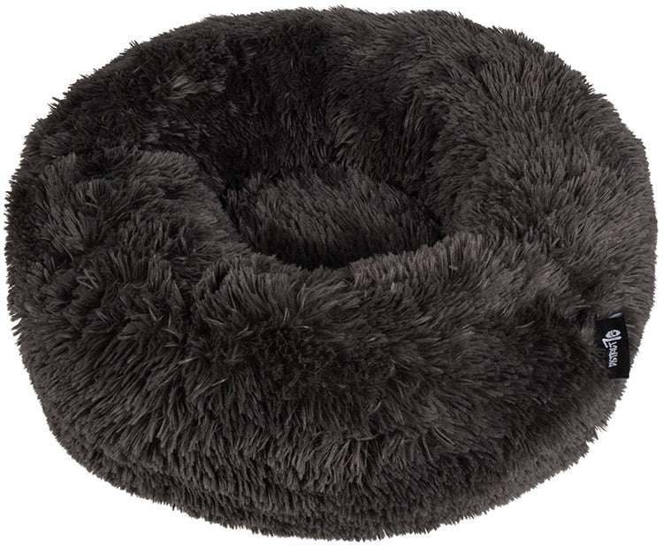 District 70 Fuzz Donut Hundebett – dunkelgrau – mittel ø 60 cm