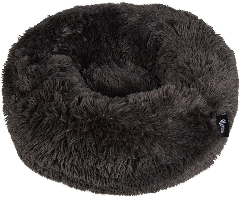 District 70 Fuzz Donut Hundebett – dunkelgrau – mittel ø 60 cm