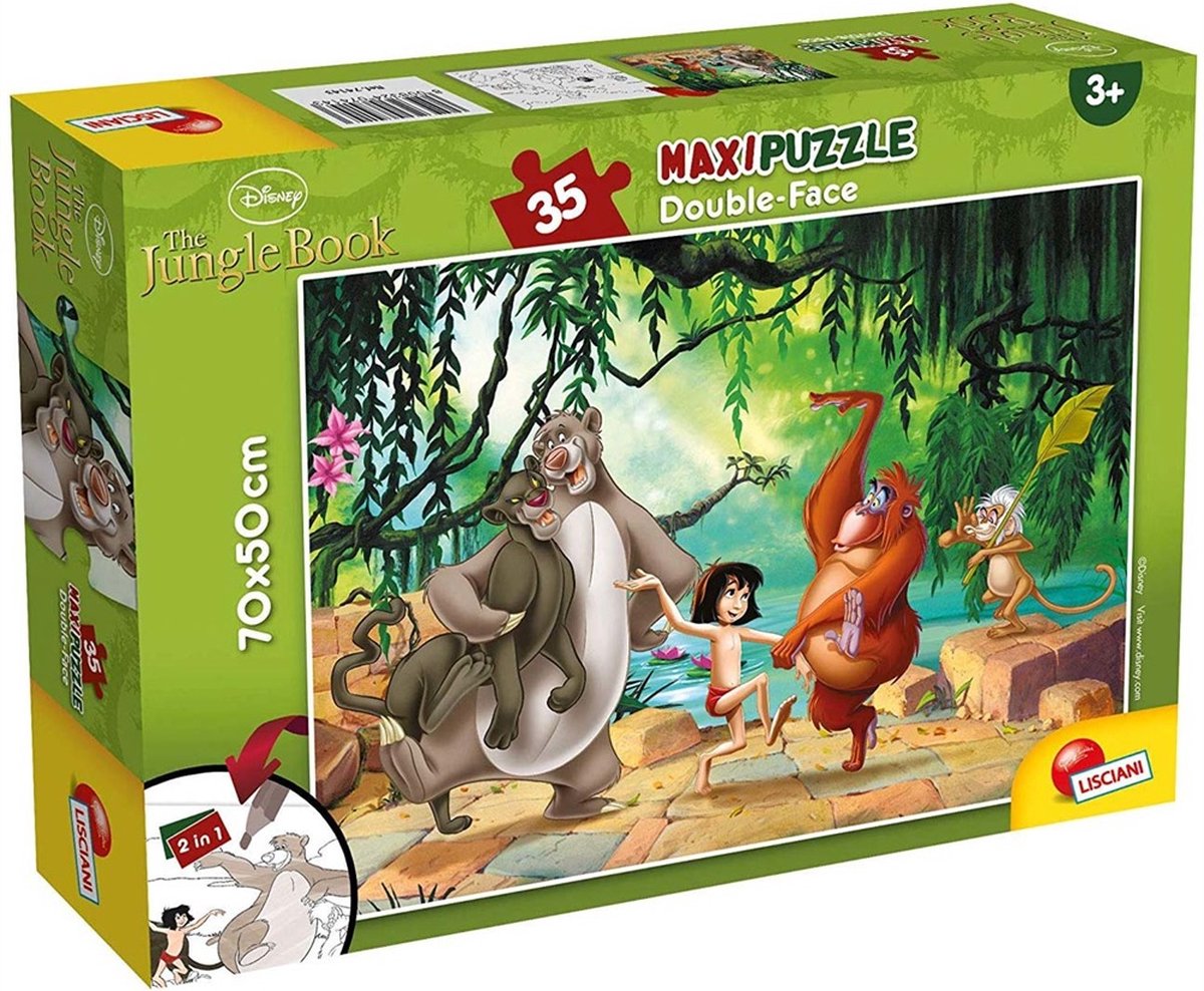 Lisciani Disney Puzzle DF Maxi Floor 35 Dschungelbuch