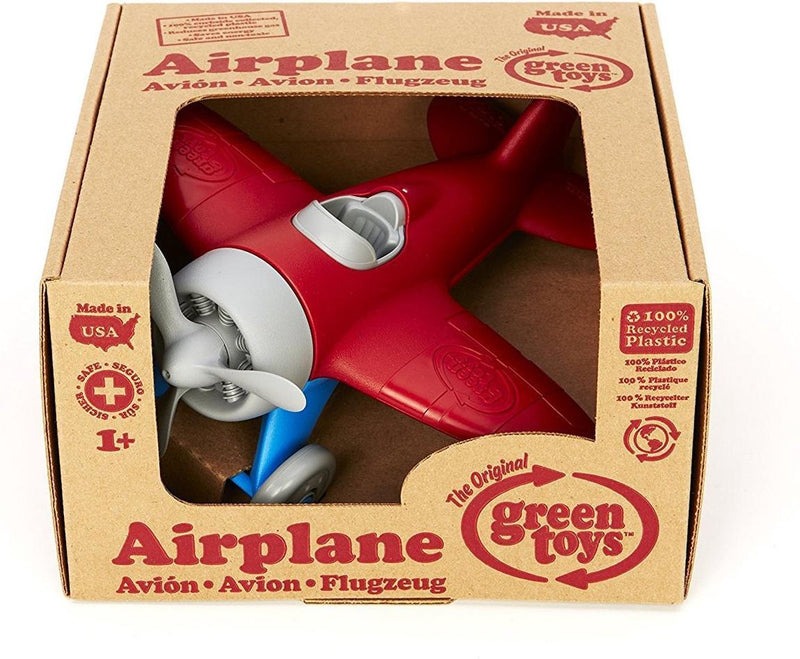 Grünspielzeug Green Toys Flugzeug rot