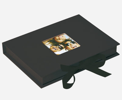 Walther fb-112-b fun – Foto-Aufbewahrungsbox – Größe 20 x 15 x 3 cm – 70 Fotos 13 x 18 cm – Schwarz
