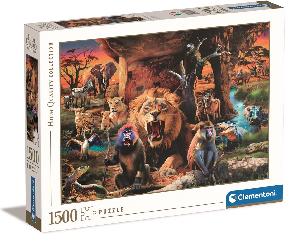 Clementoni – Puzzle – 1500 Teile – Tierthema – Puzzle für Erwachsene – hochwertige Kollektion