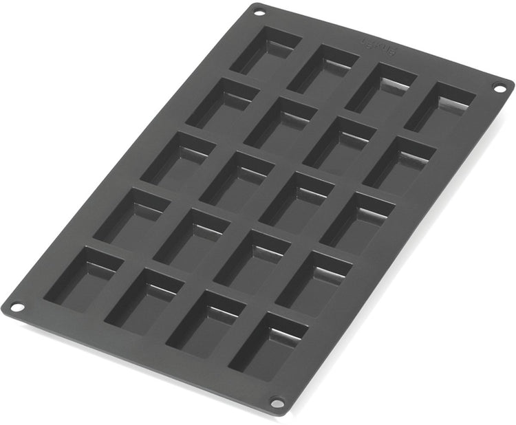 Lékué Backform 20 Finanziers – Silikon – Schwarz