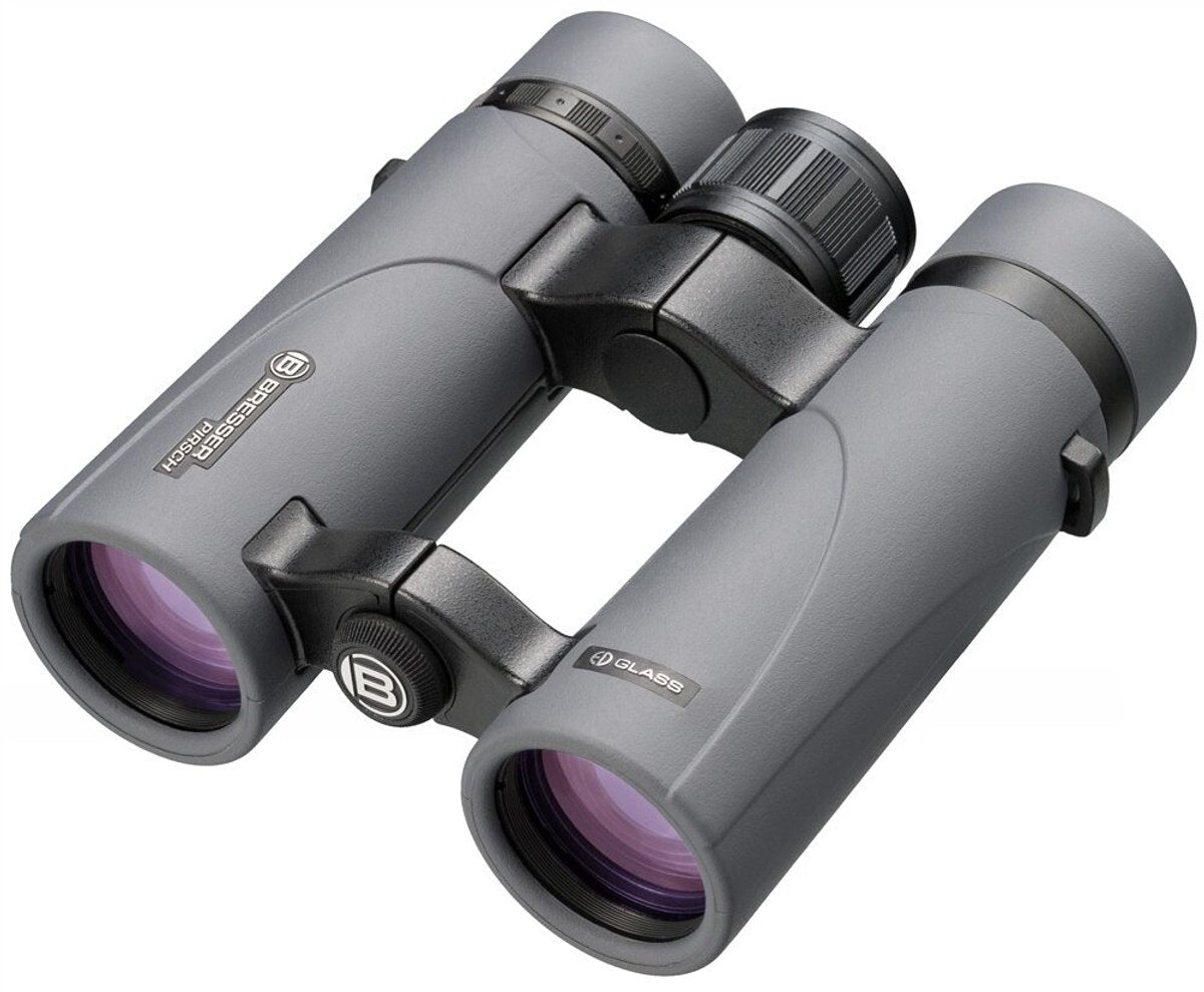 Bresser Pirsch usw. 8x34 Fernglas mit Fasecoating Grau
