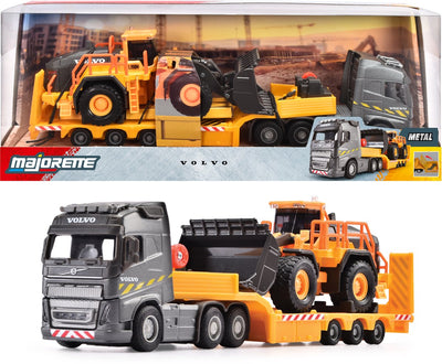 Majorette Volvo FH16 LKW mit Sattelauflieger und Radlader