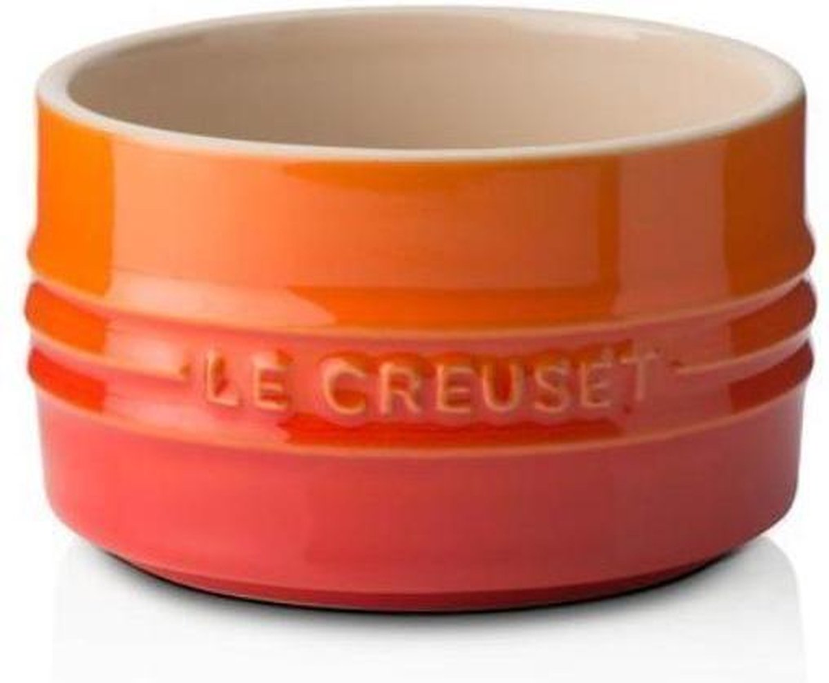 Le creuset Auflaufförmchen - orange-rot - ø 8 cm 200 ml