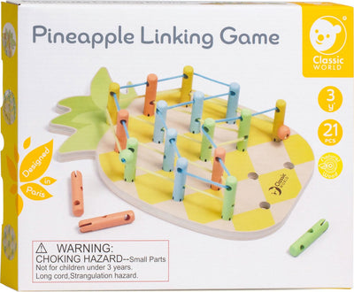 Klassiker World World Wooden Ananas Connecting Game, 21DLG.