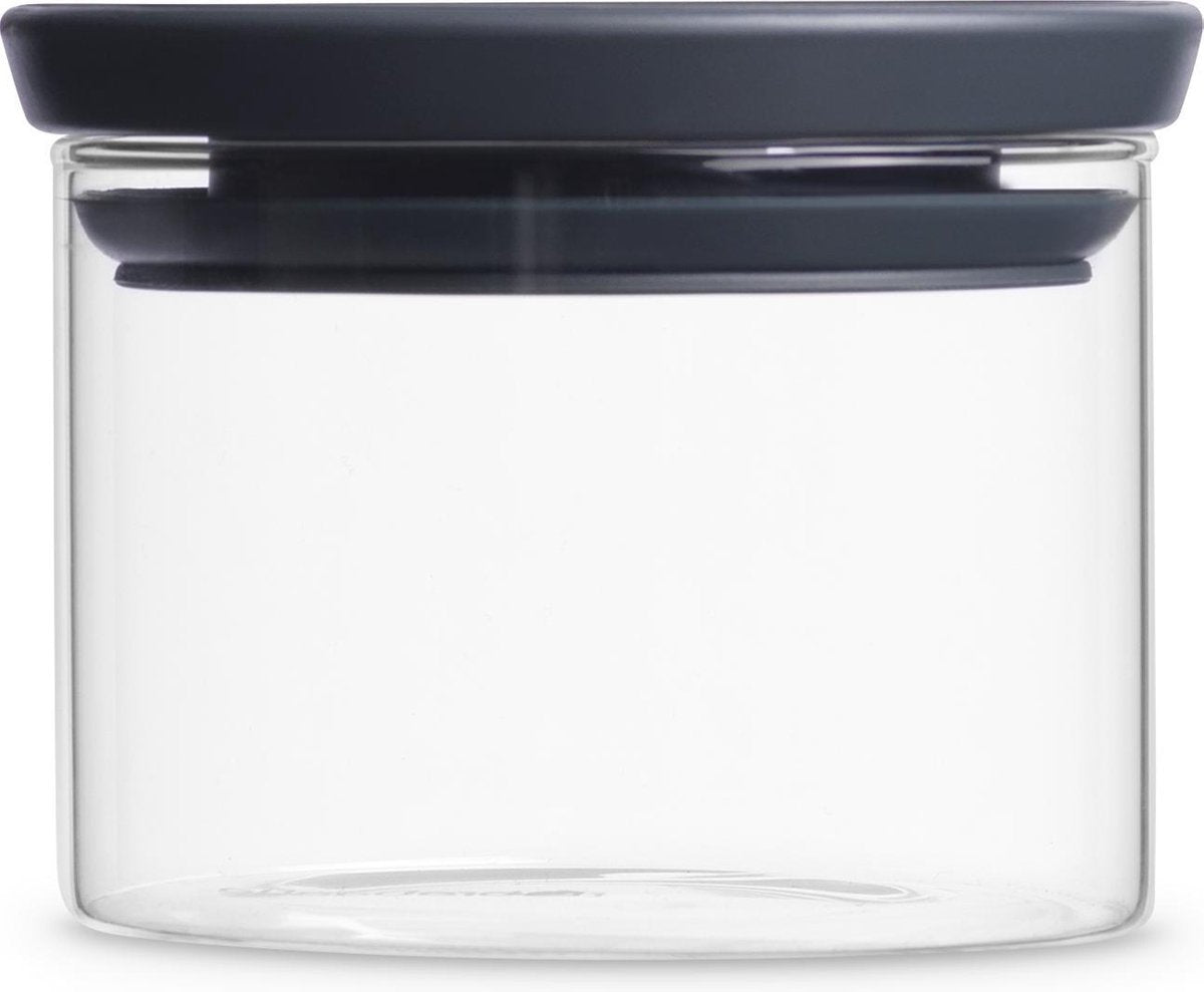 Brabantia Vorratsglas – stapelbar – 0,3 l – Glas