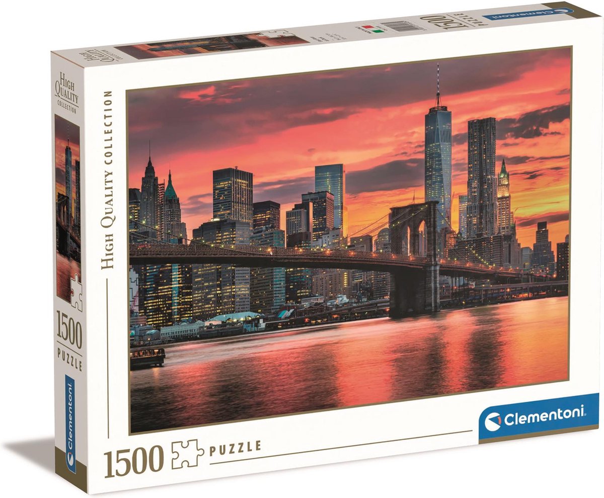 Clementoni Puzzle Easy River in der Abenddämmerung, 1500st.
