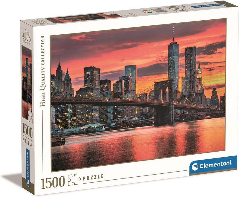 Clementoni Puzzle Easy River in der Abenddämmerung, 1500st.