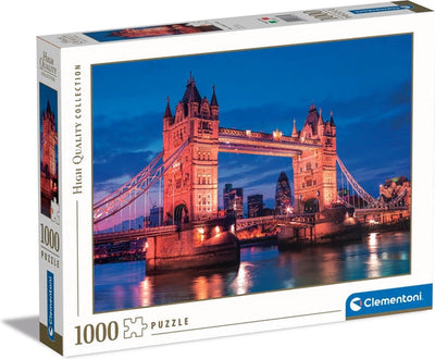 Clementoni – Puzzle – 1000 Teile – Tower Bridge bei Nacht – Puzzle für Erwachsene