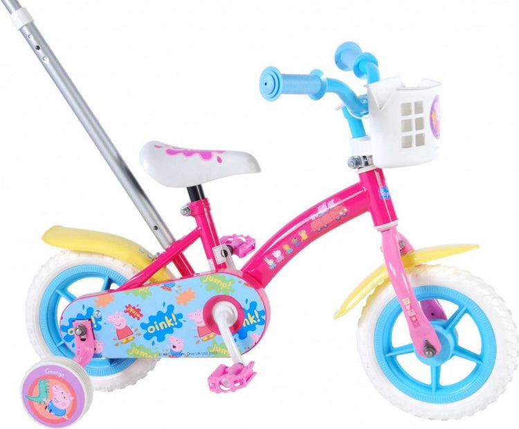 Nickelodeon Peppa Pig Kinderfahrrad – Mädchen – 10 Zoll – Rosa Blau